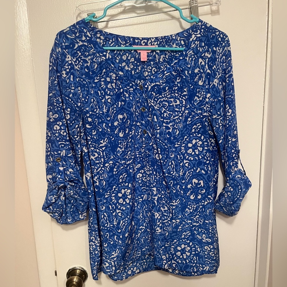 Lilly Pulitzer silk blouse